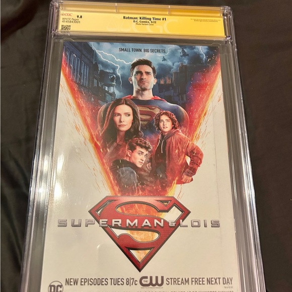 Robert Pattison, CGC, comic book signed for Batman “the killing time graded, 9.8 - Picture 8 of 10